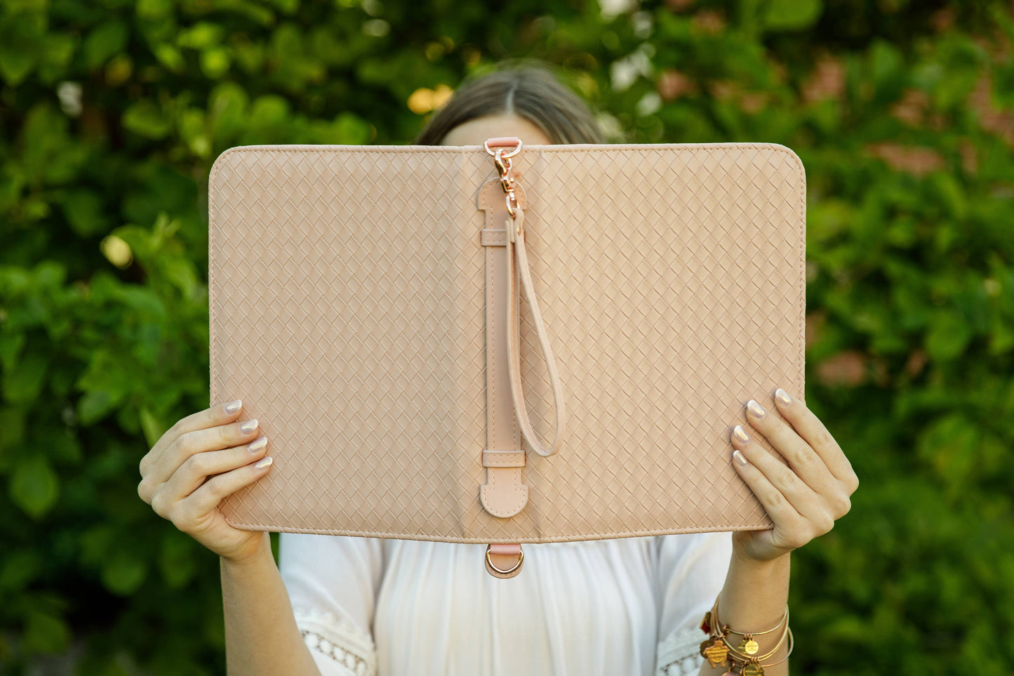 Blush Weave Bible Cover