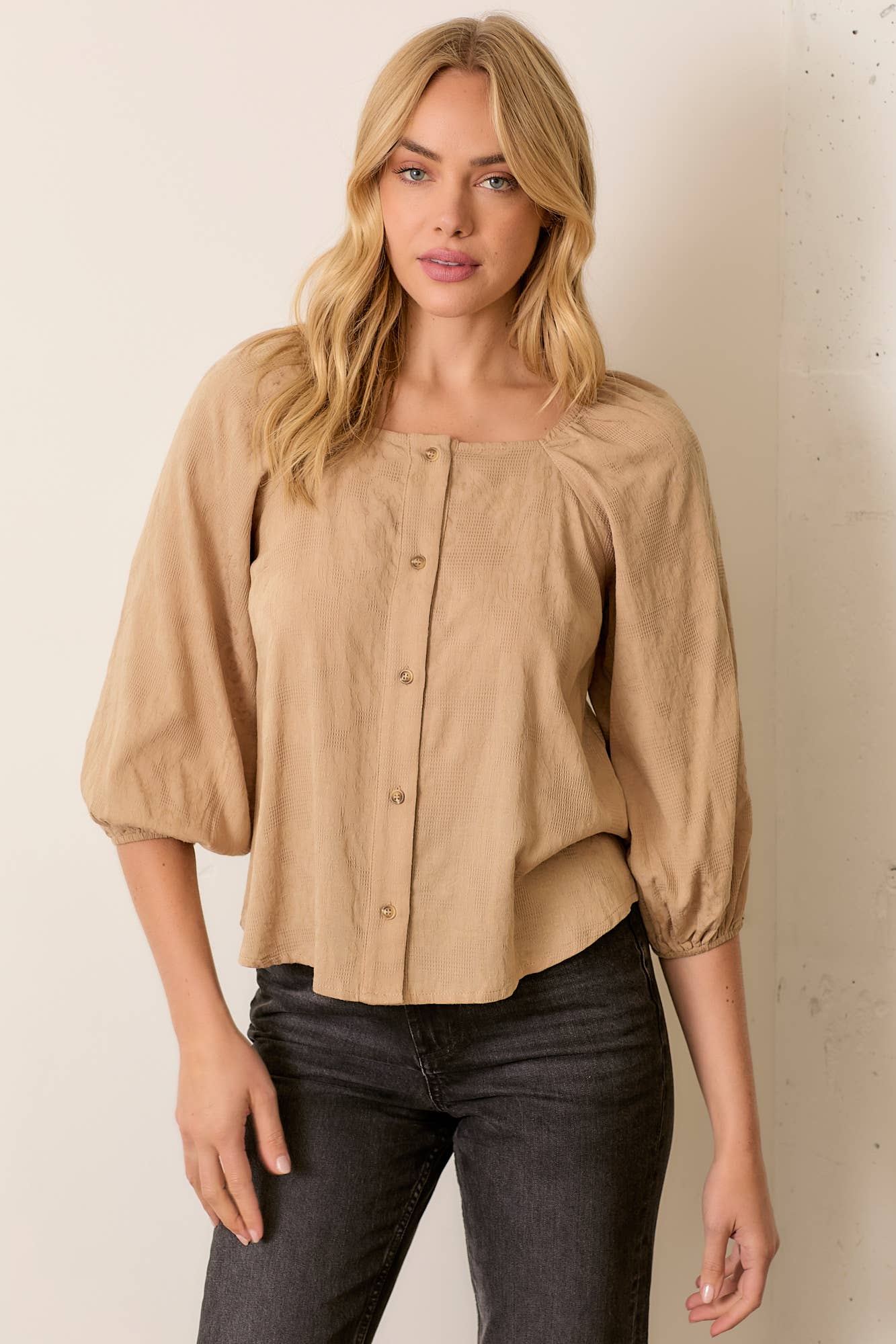 Penny Blouse | Taupe