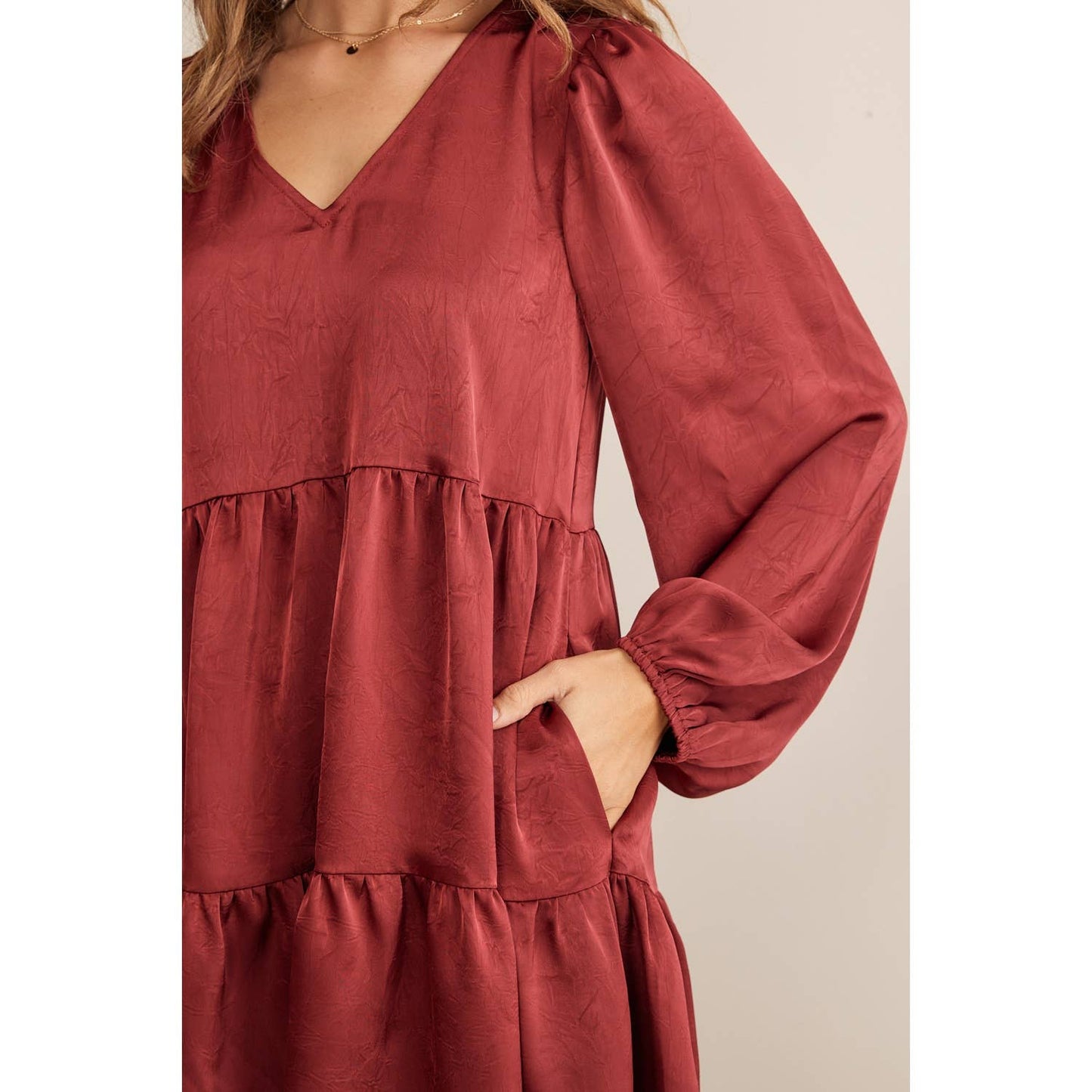 Cranberry Holiday Dress