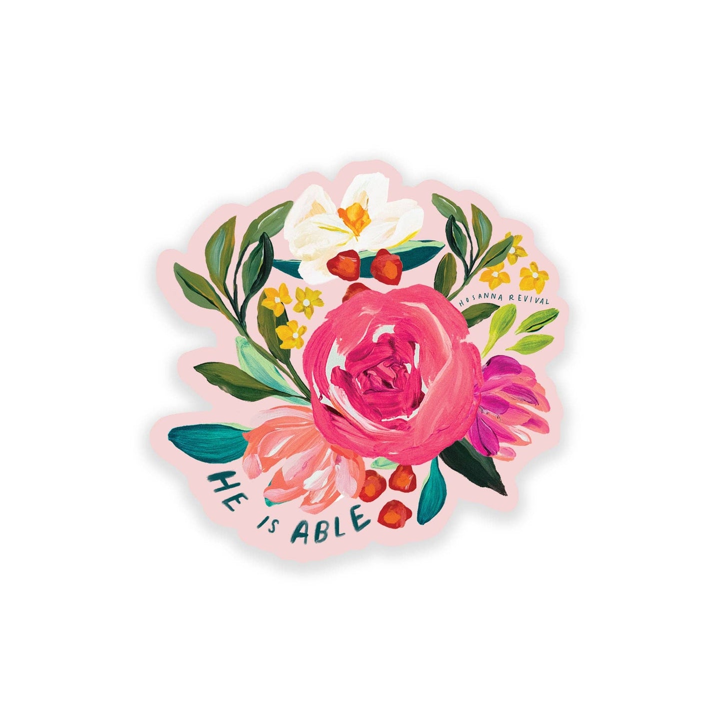He Is Able Sticker