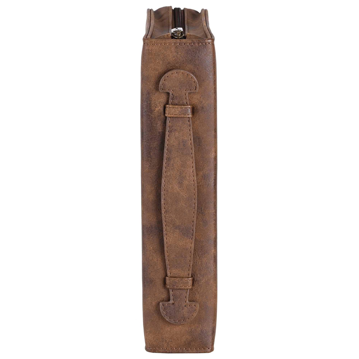 Dark Brown Cross Bible Cover