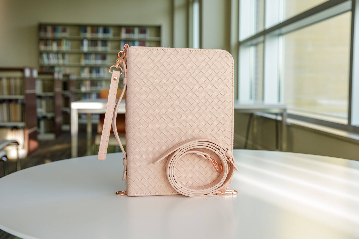 Blush Weave Bible Cover
