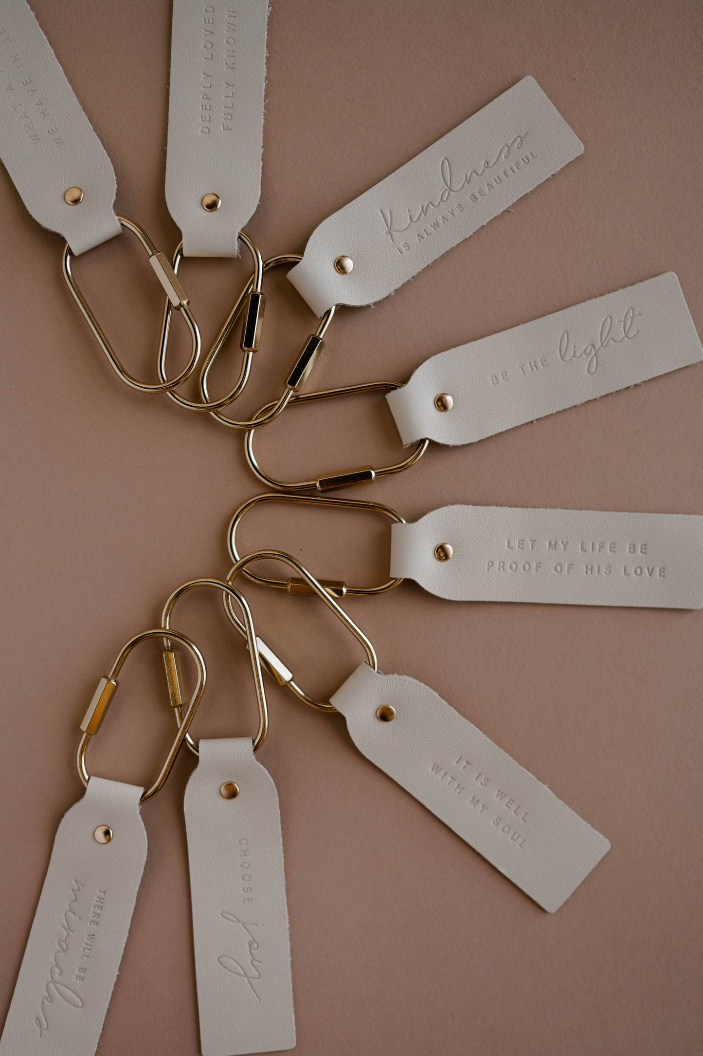 It Is Well Blonde Key Fob | Christian Keychain