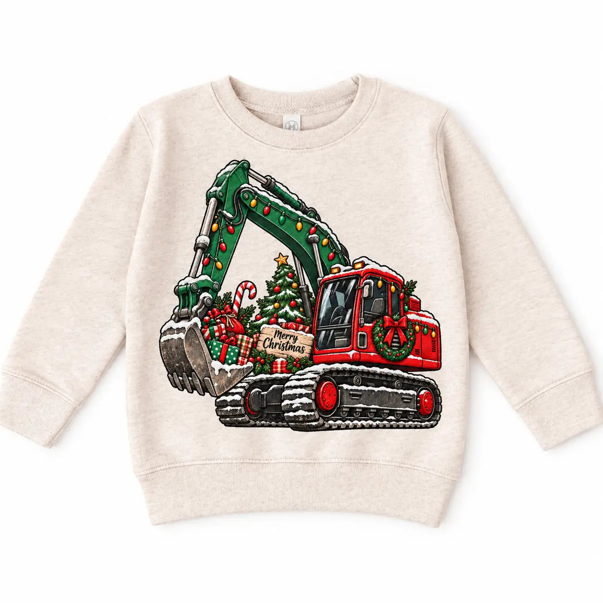 **Pre-order** Christmas Excavator Sweatshirt