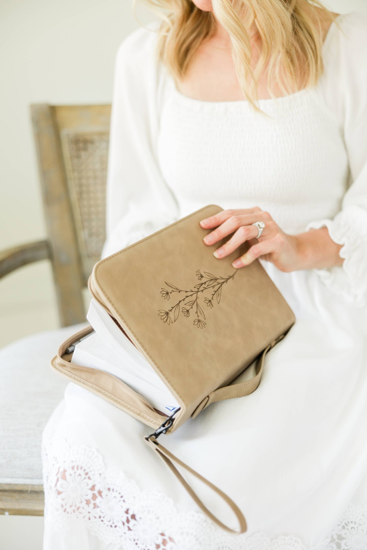 Floral Bible Case