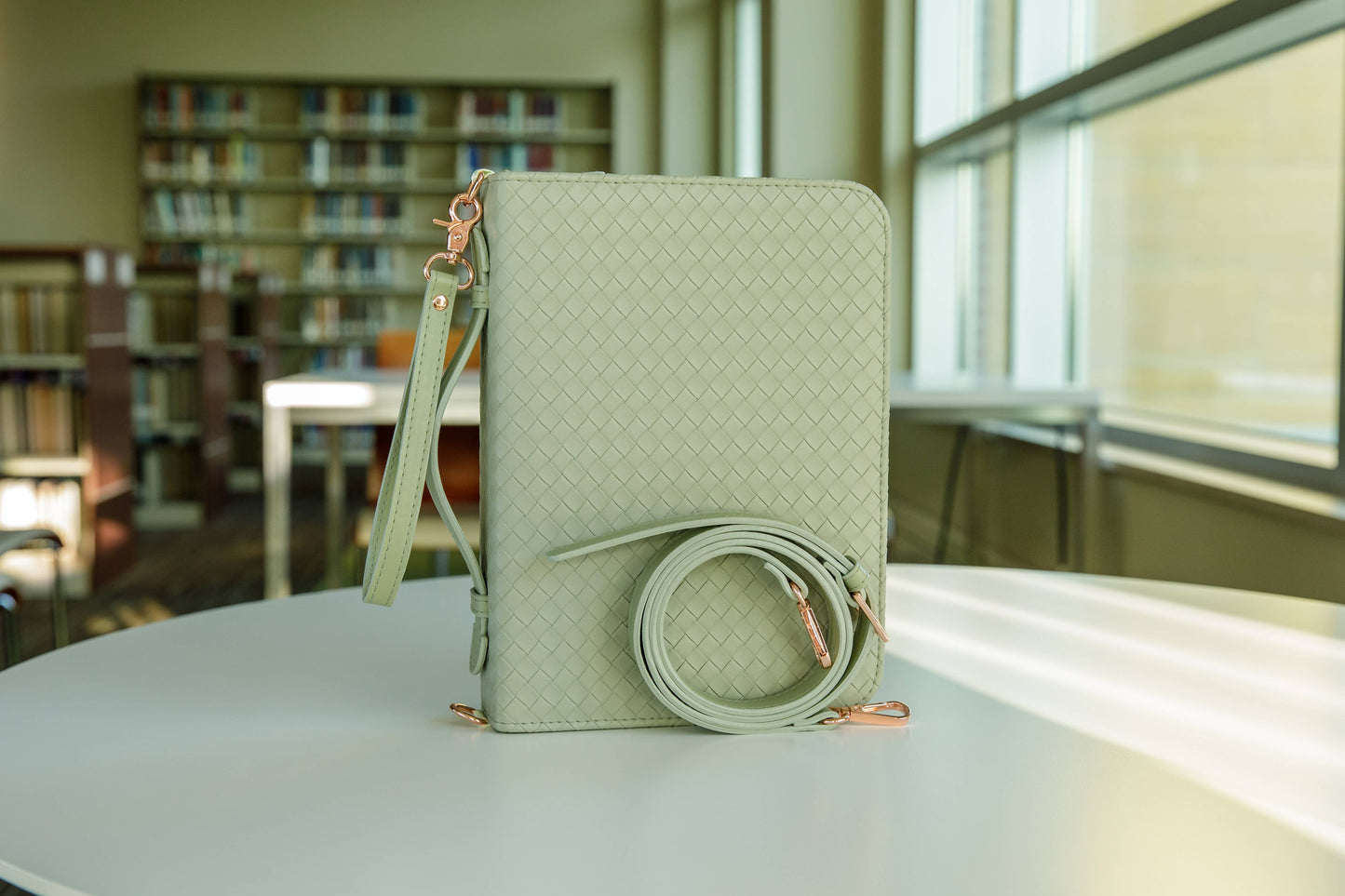 Sage Weave Bible Cover