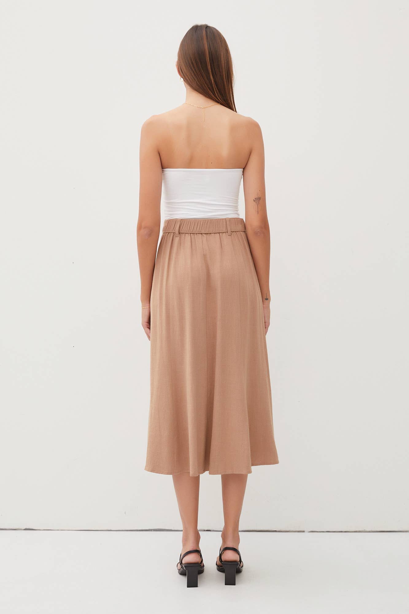 Margaret Linen Skirt