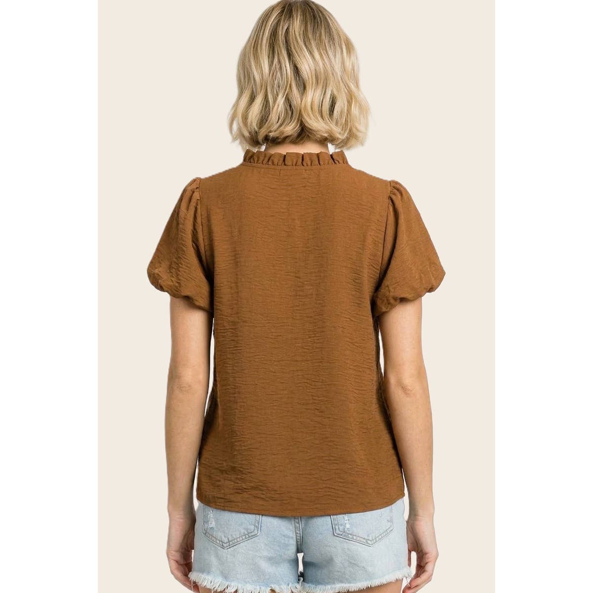 Riley Camel Blouse