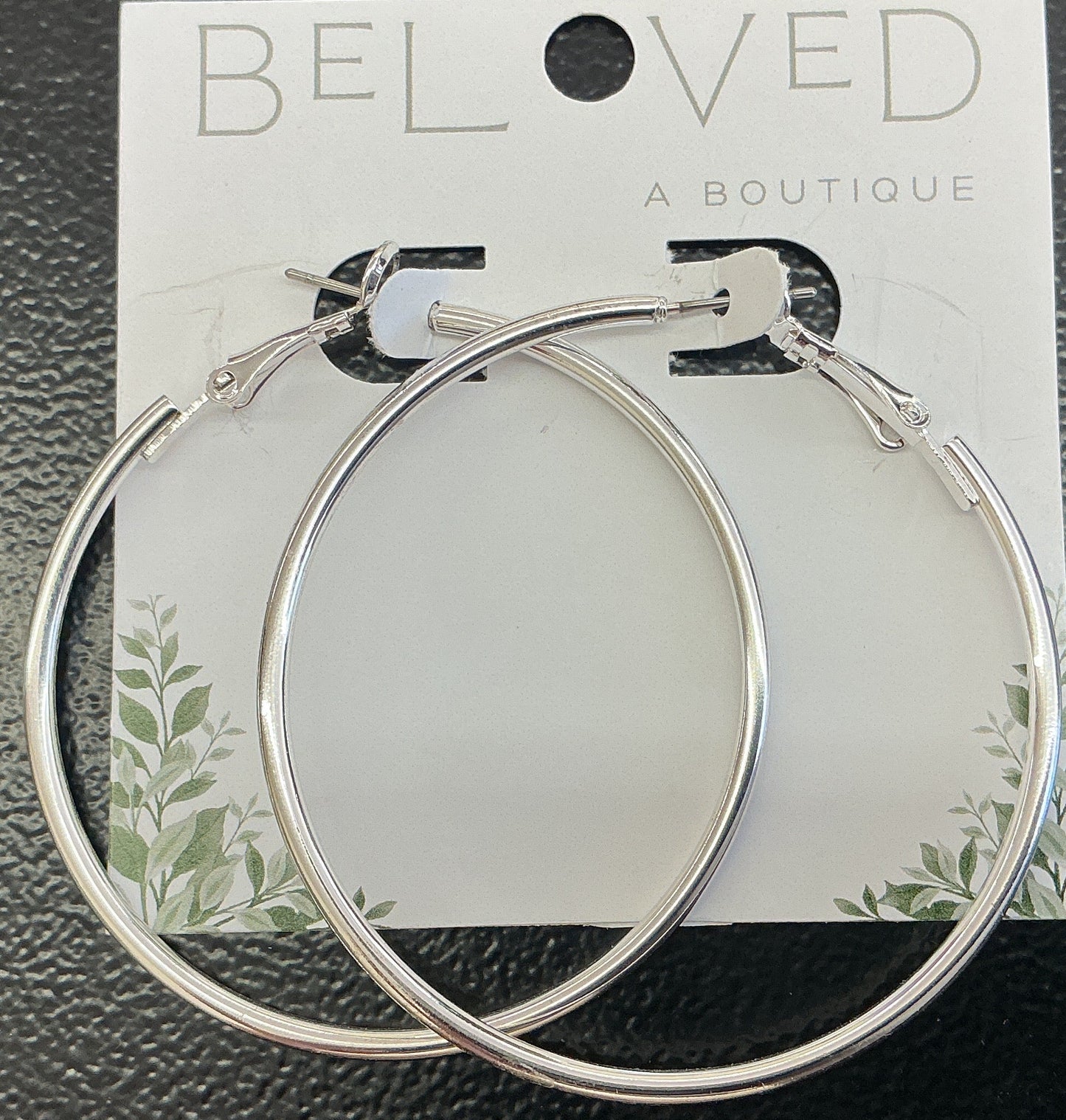 Silver Hoop - Large