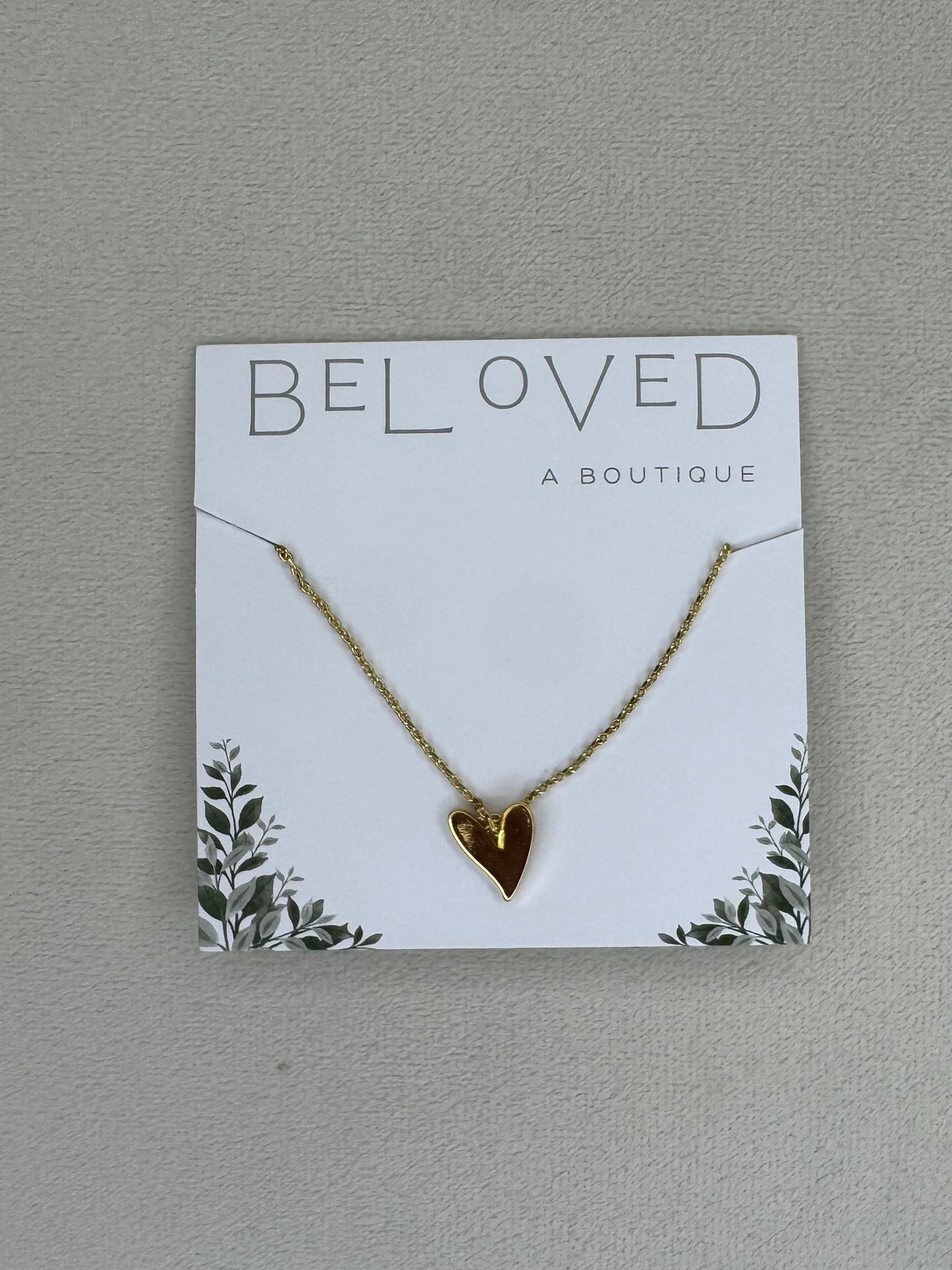Gold Heart Necklace