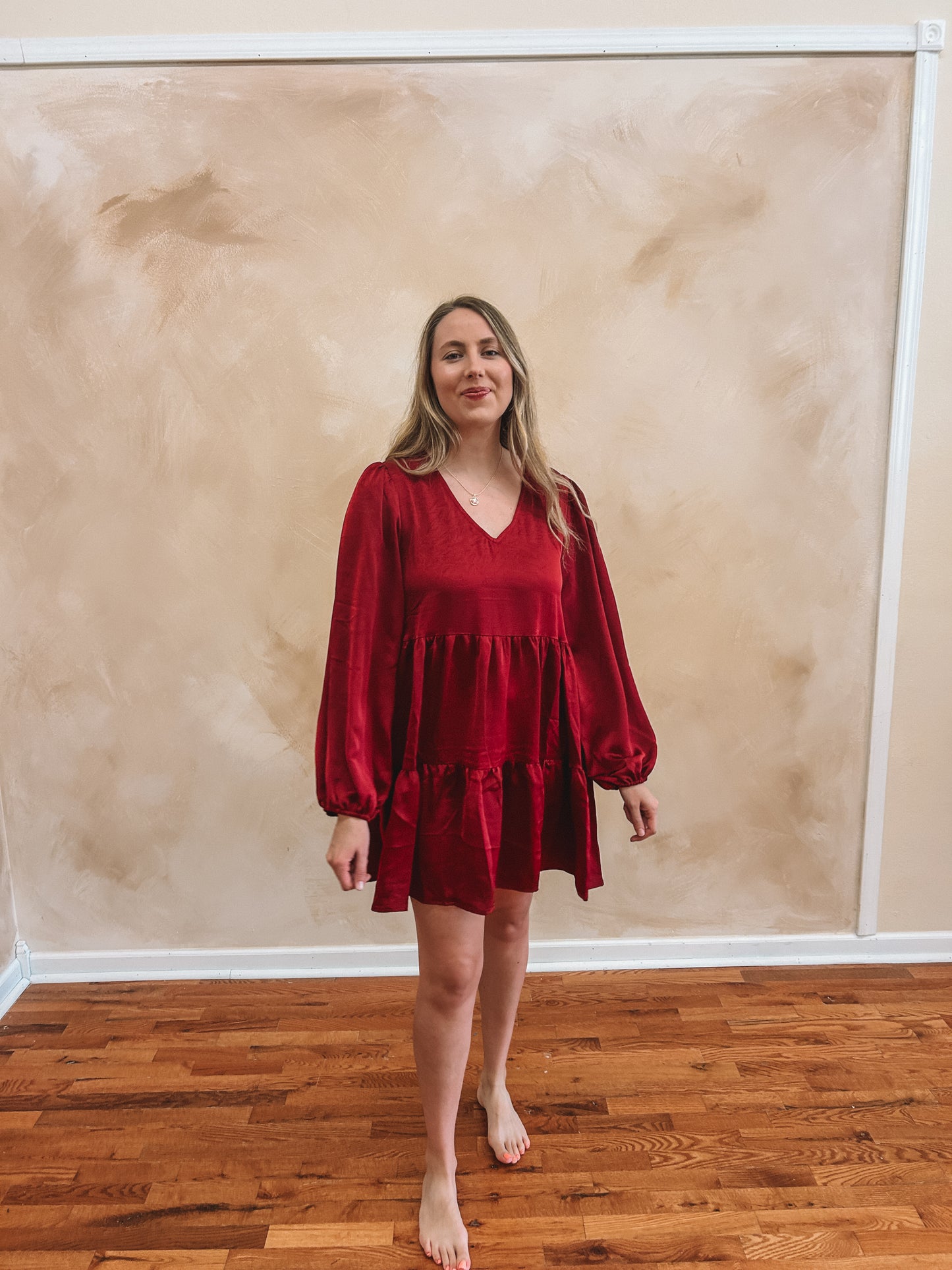 Cranberry Holiday Dress
