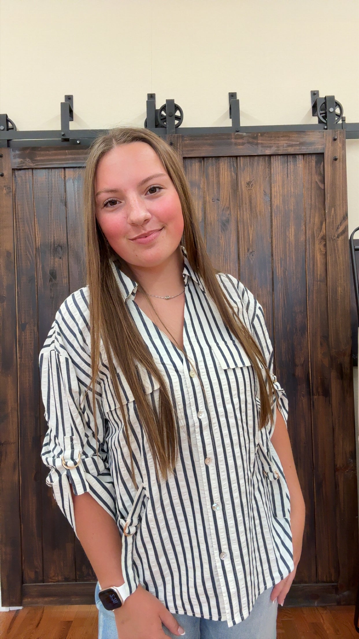 Caroline Blouse | Navy