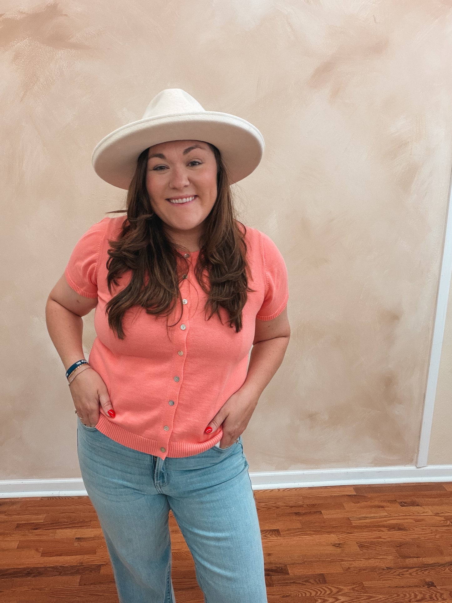 June Sweater Top | Melon