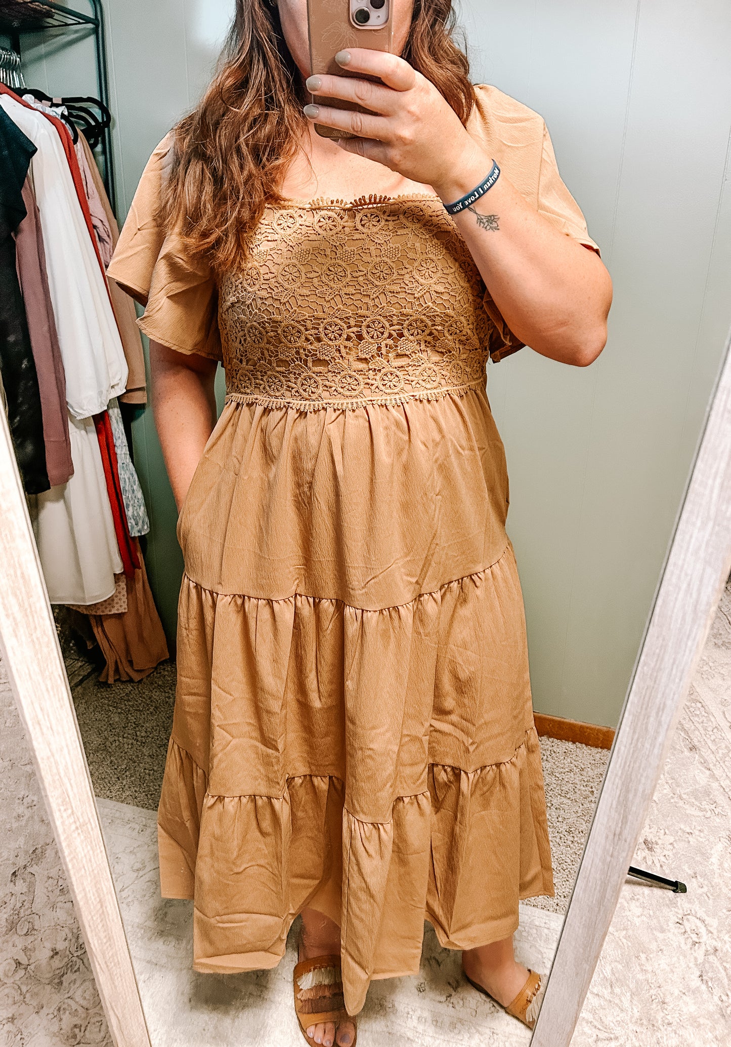 Maria Dress | Camel
