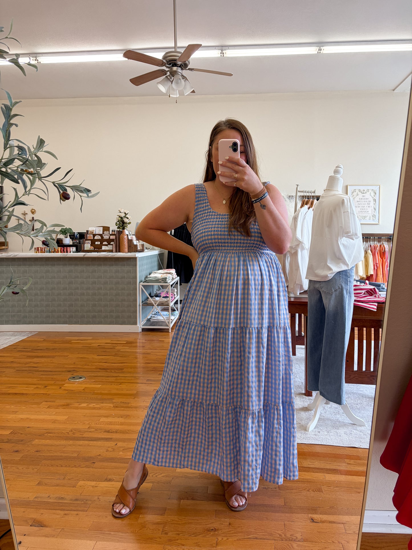 Stella Gingham Dress