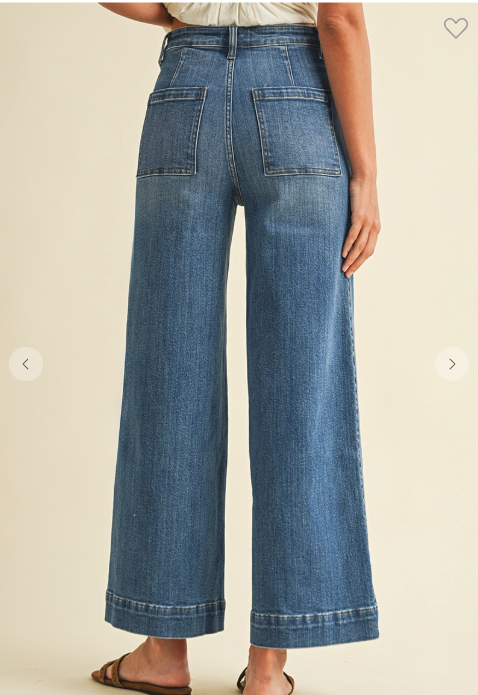 Wide Leg Denim | Medium Wash