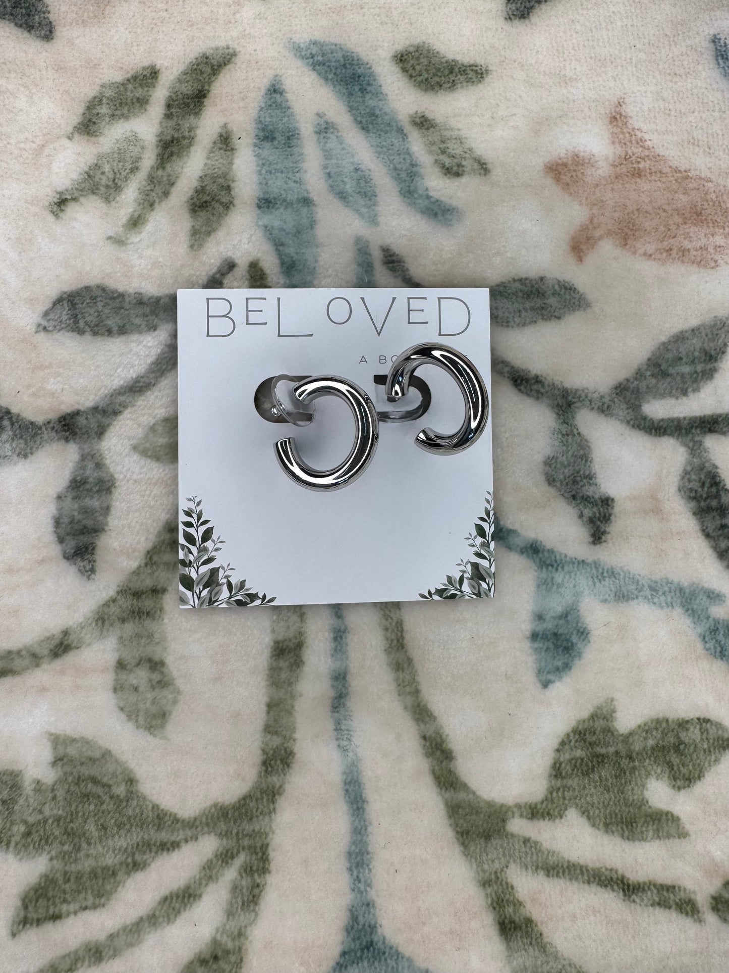 Silver Hoops