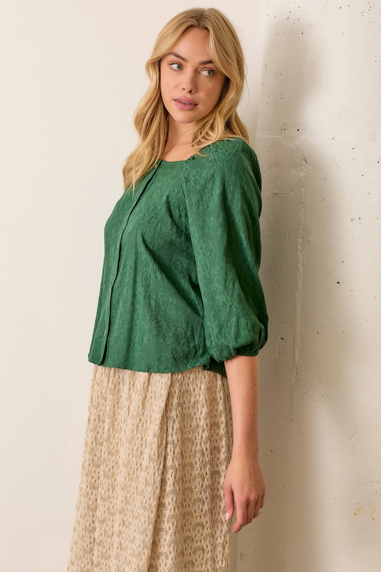 Penny Blouse | Forest Green
