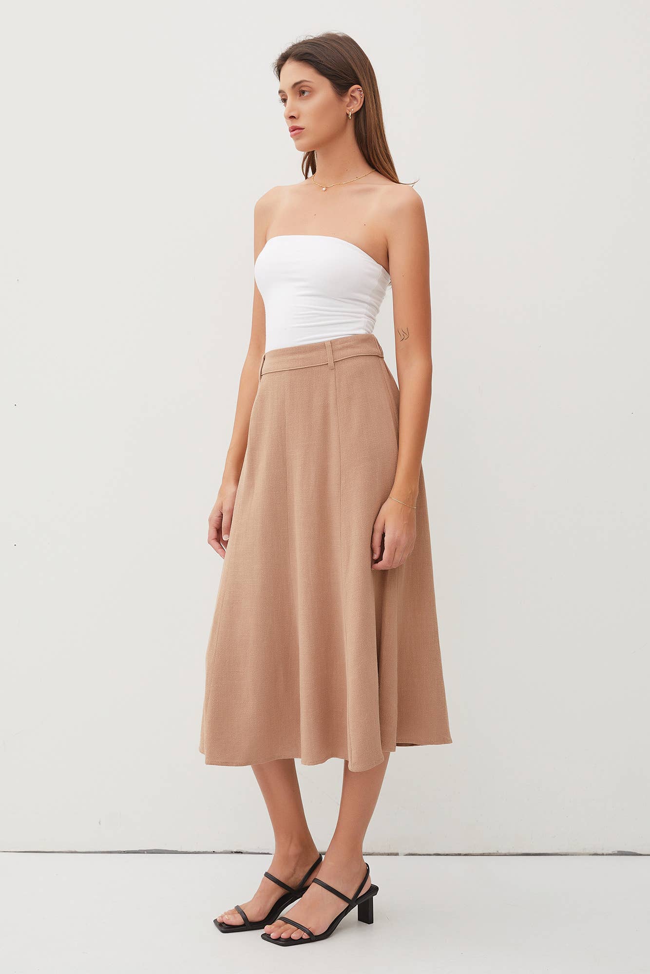 Margaret Linen Skirt