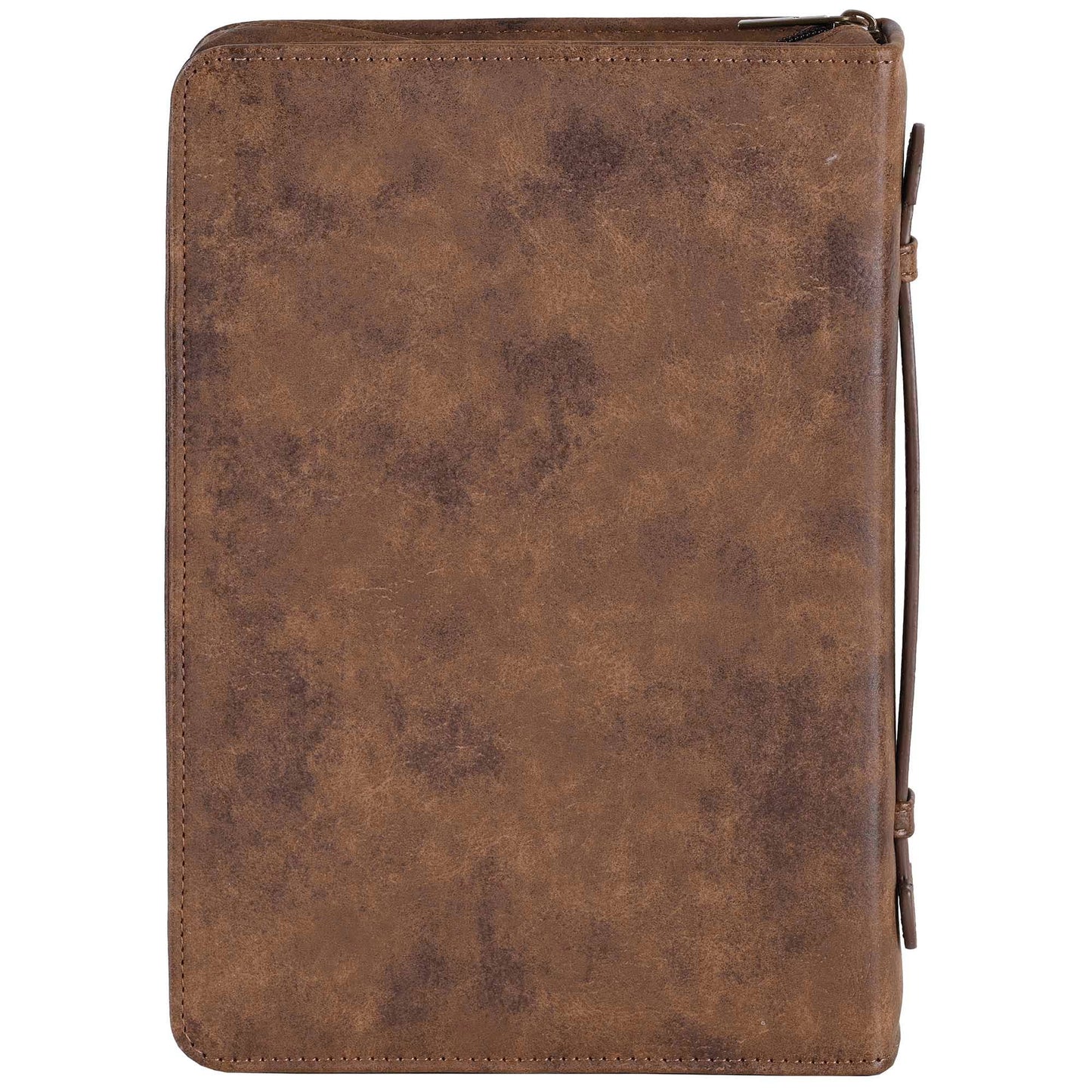 Dark Brown Cross Bible Cover
