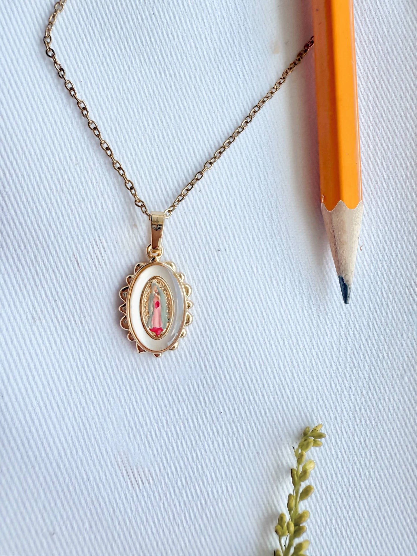Dainty Our Lady of Guadalupe Necklace