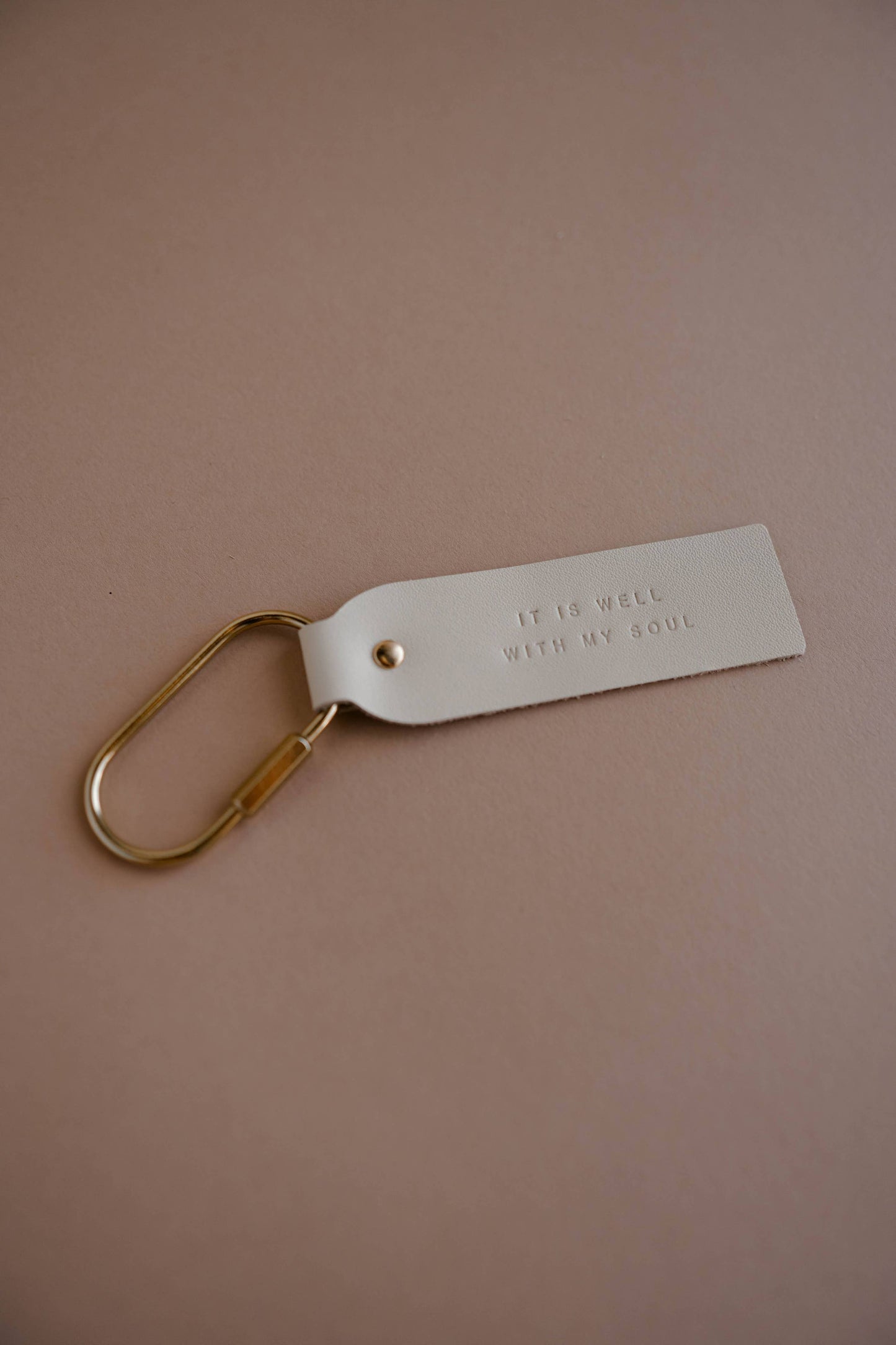 It Is Well Blonde Key Fob | Christian Keychain