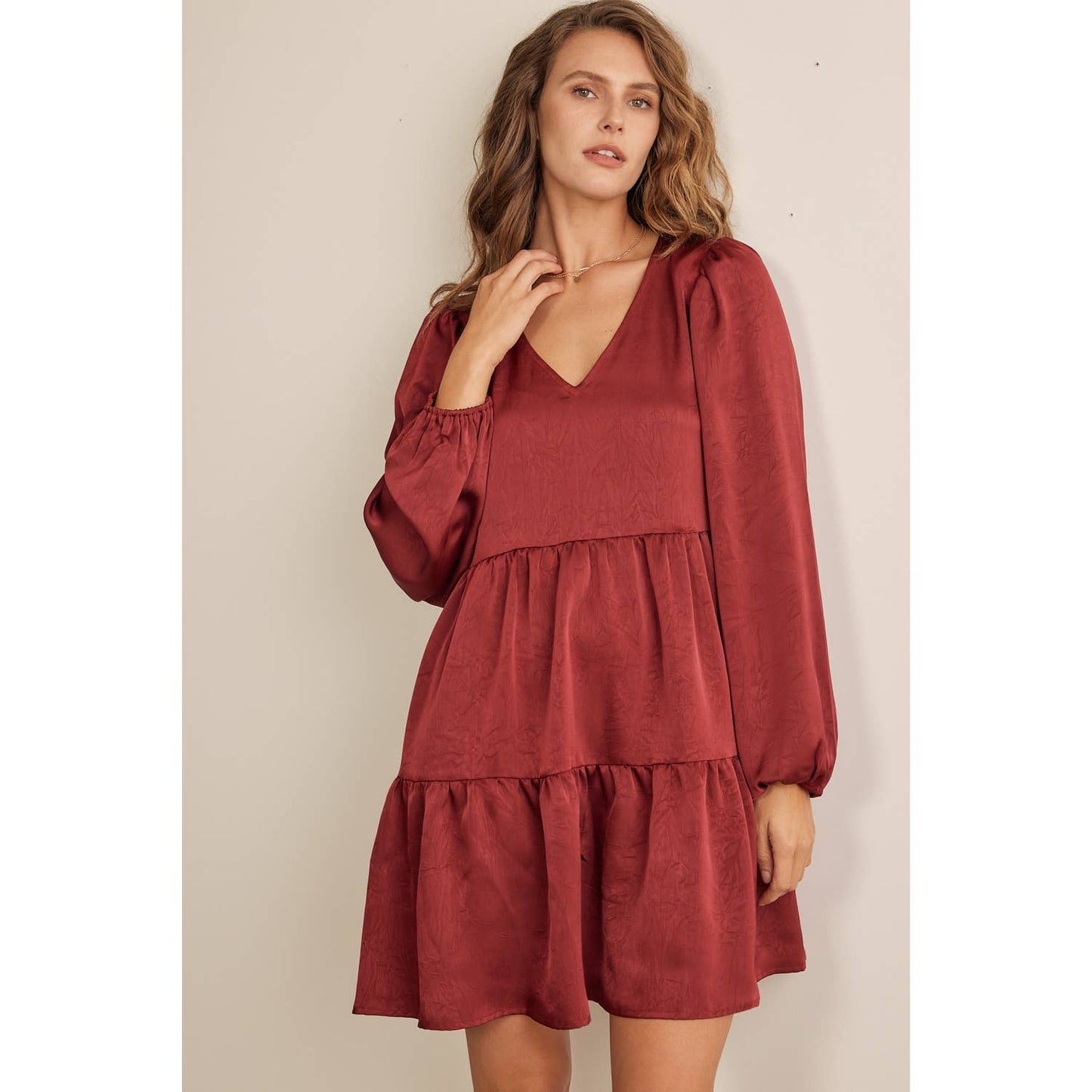 Cranberry Holiday Dress