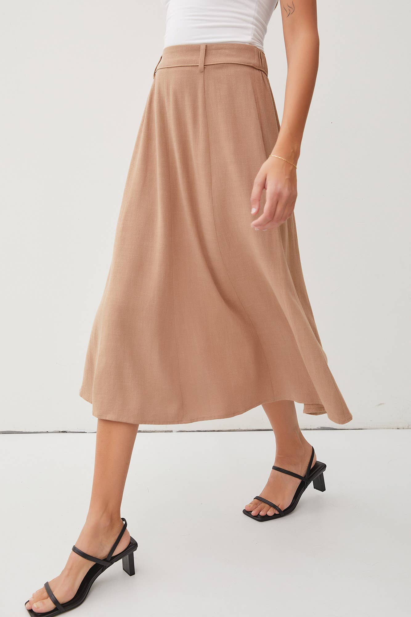 Margaret Linen Skirt
