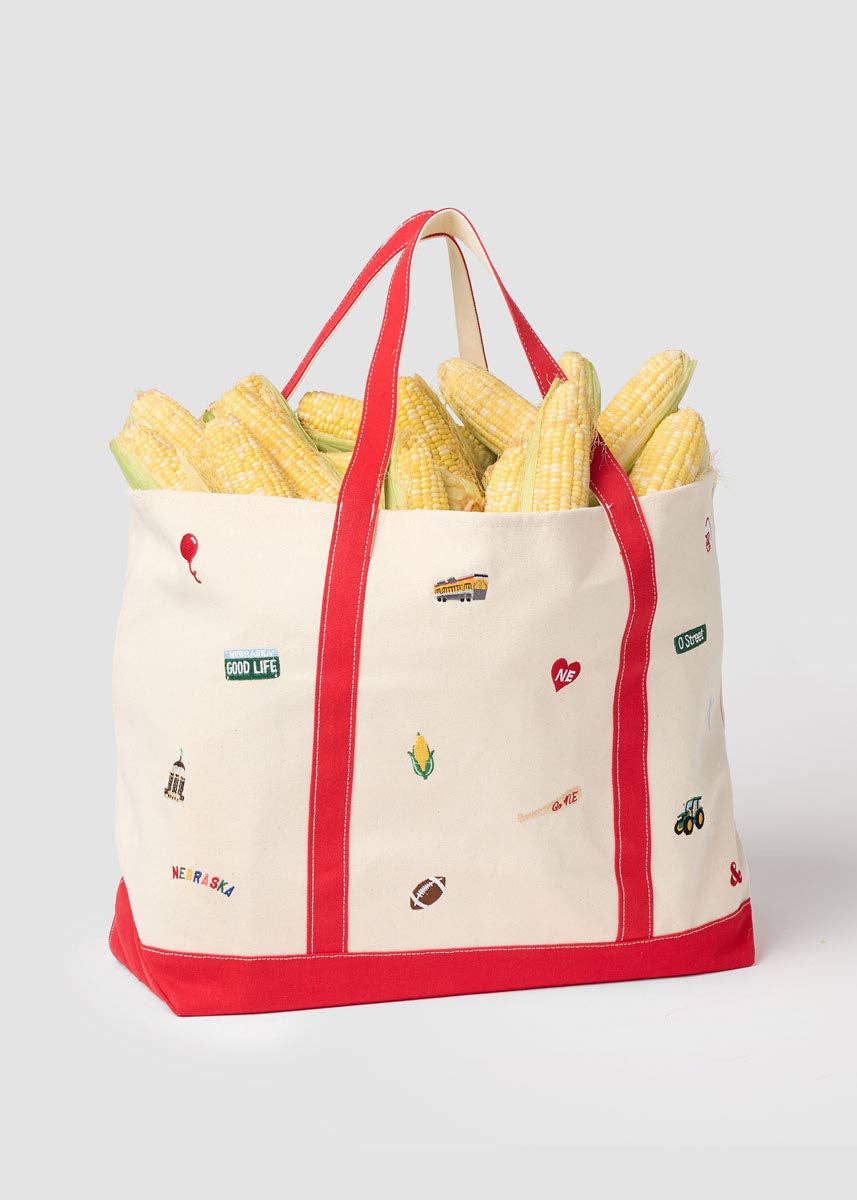 Nebraska Icons Tote | Large