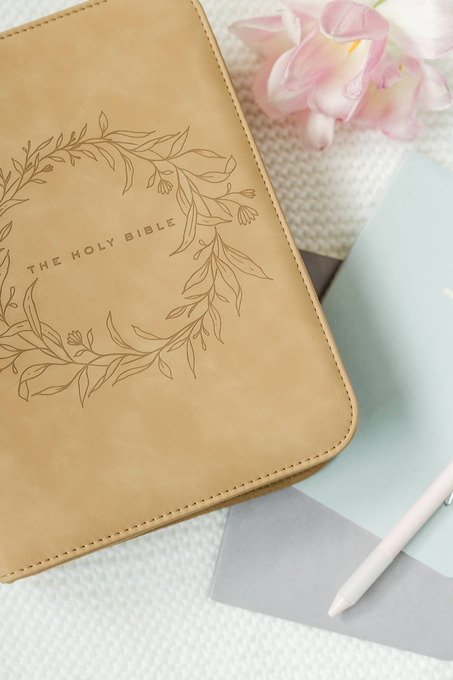 Floral Wreath Bible Case