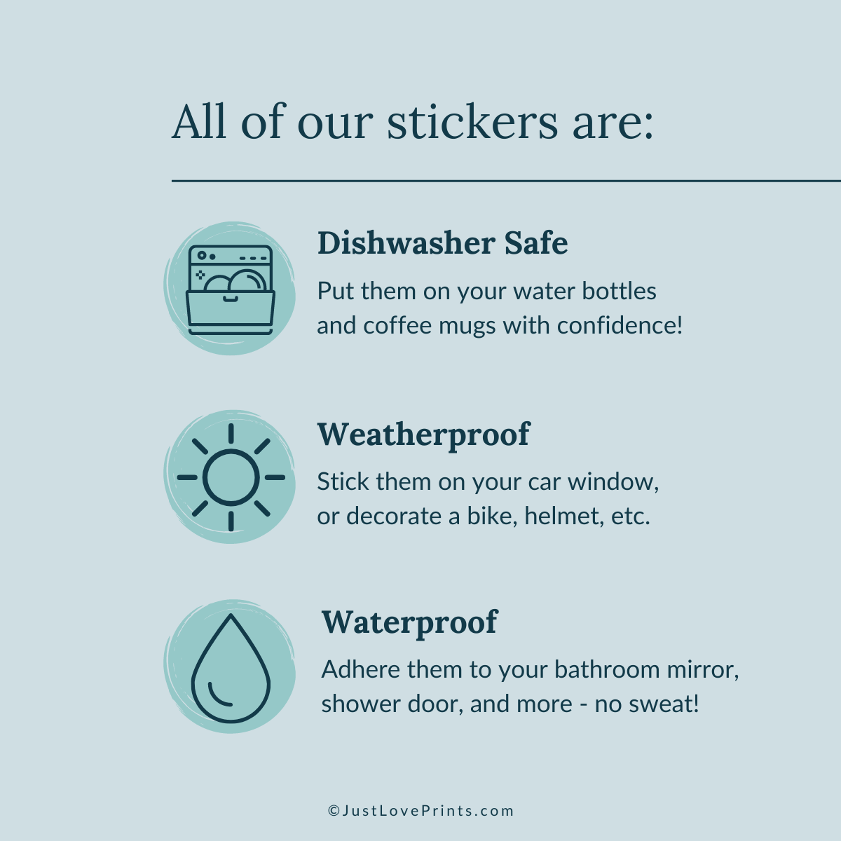 Rest is Holy Vinyl Sticker