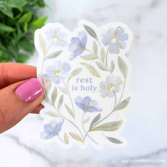Rest is Holy Vinyl Sticker
