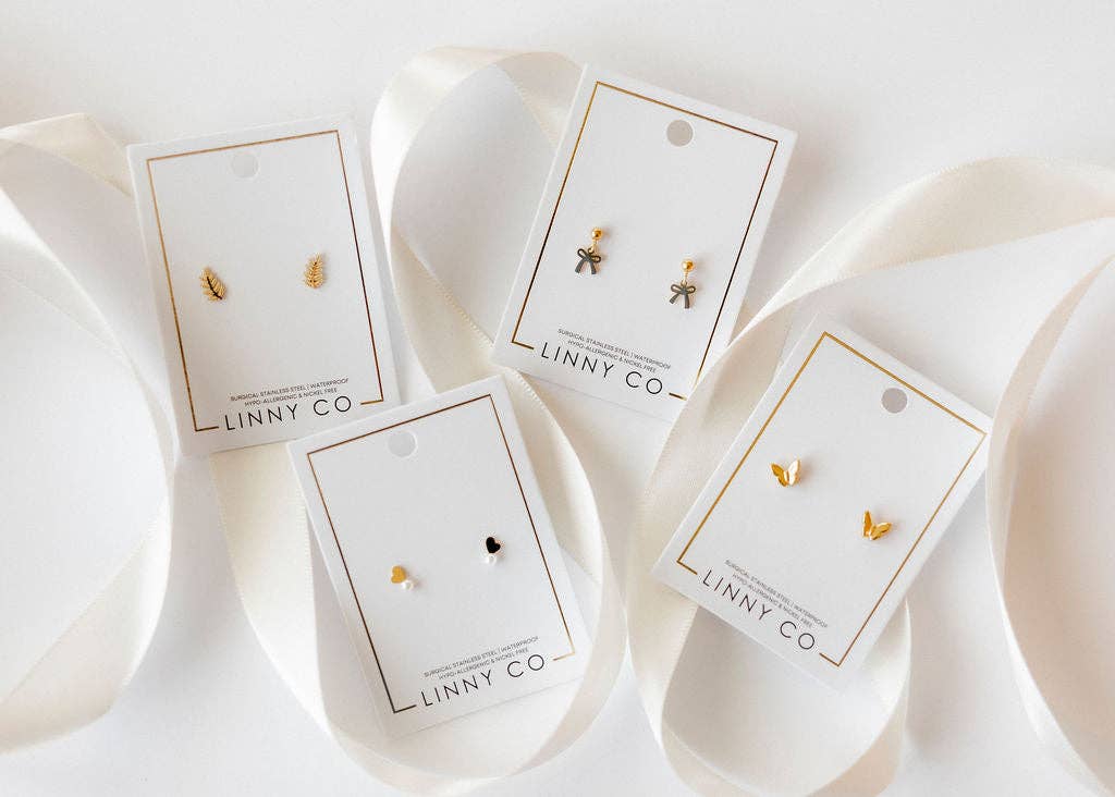 Screwback Stud Earrings - Sylvie