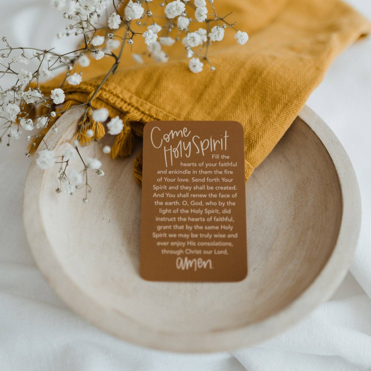 Come Holy Spirit Prayer Card