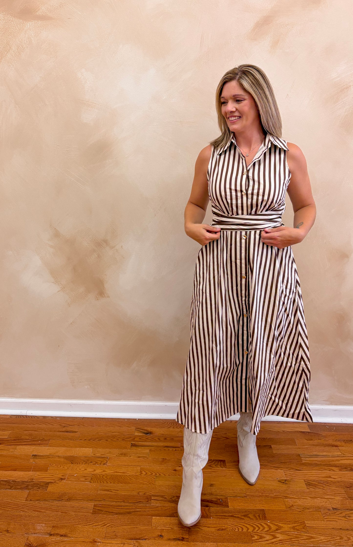 Siena Striped Dress