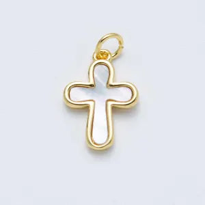 Pearl Cross | Gold