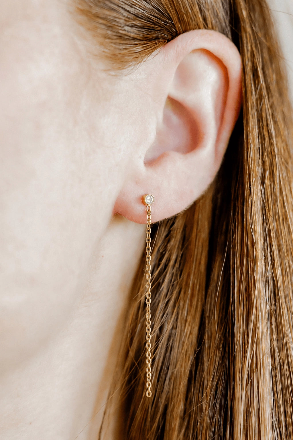 Screwback Stud Earrings - Darby Duster Gold