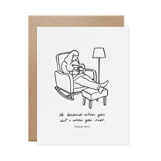 When You Sit & Rise Motherhood Card