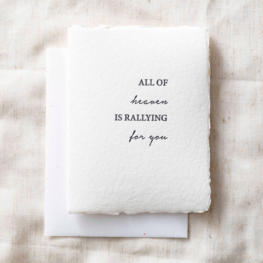 All Of Heaven Is Rallying For You | Religious Card