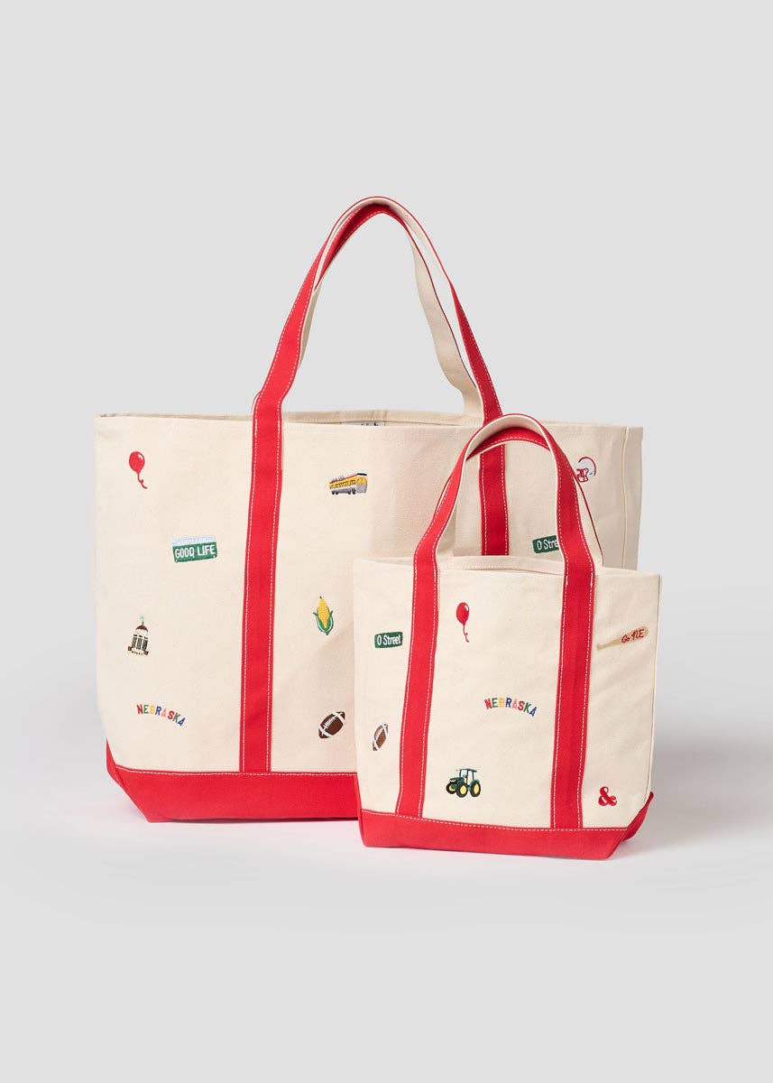 Nebraska Icons Tote | Large