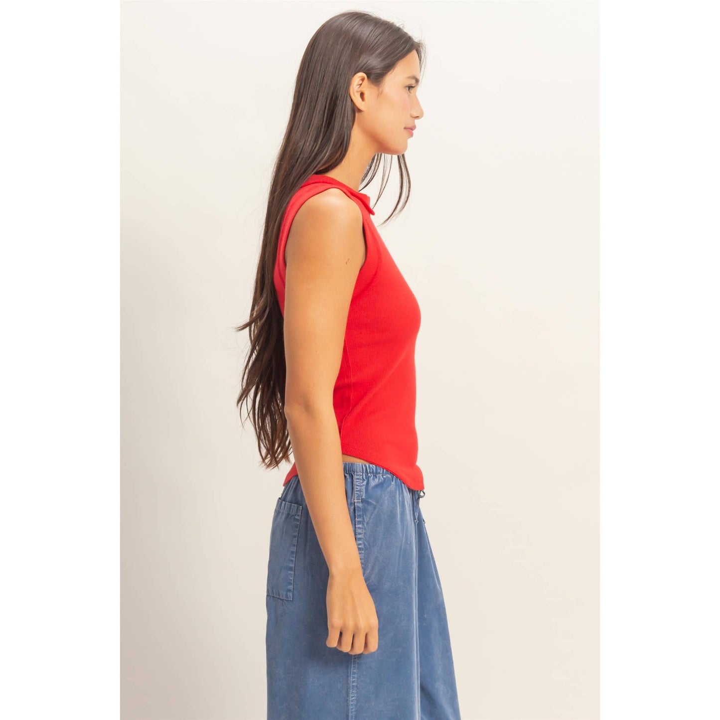 Evelyn Tank | Electric Red