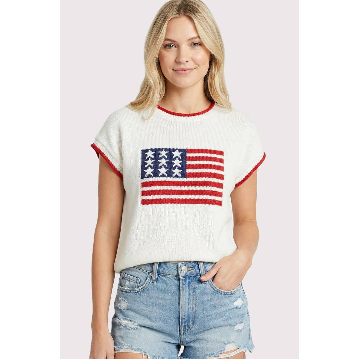 Flag Sweater Vest