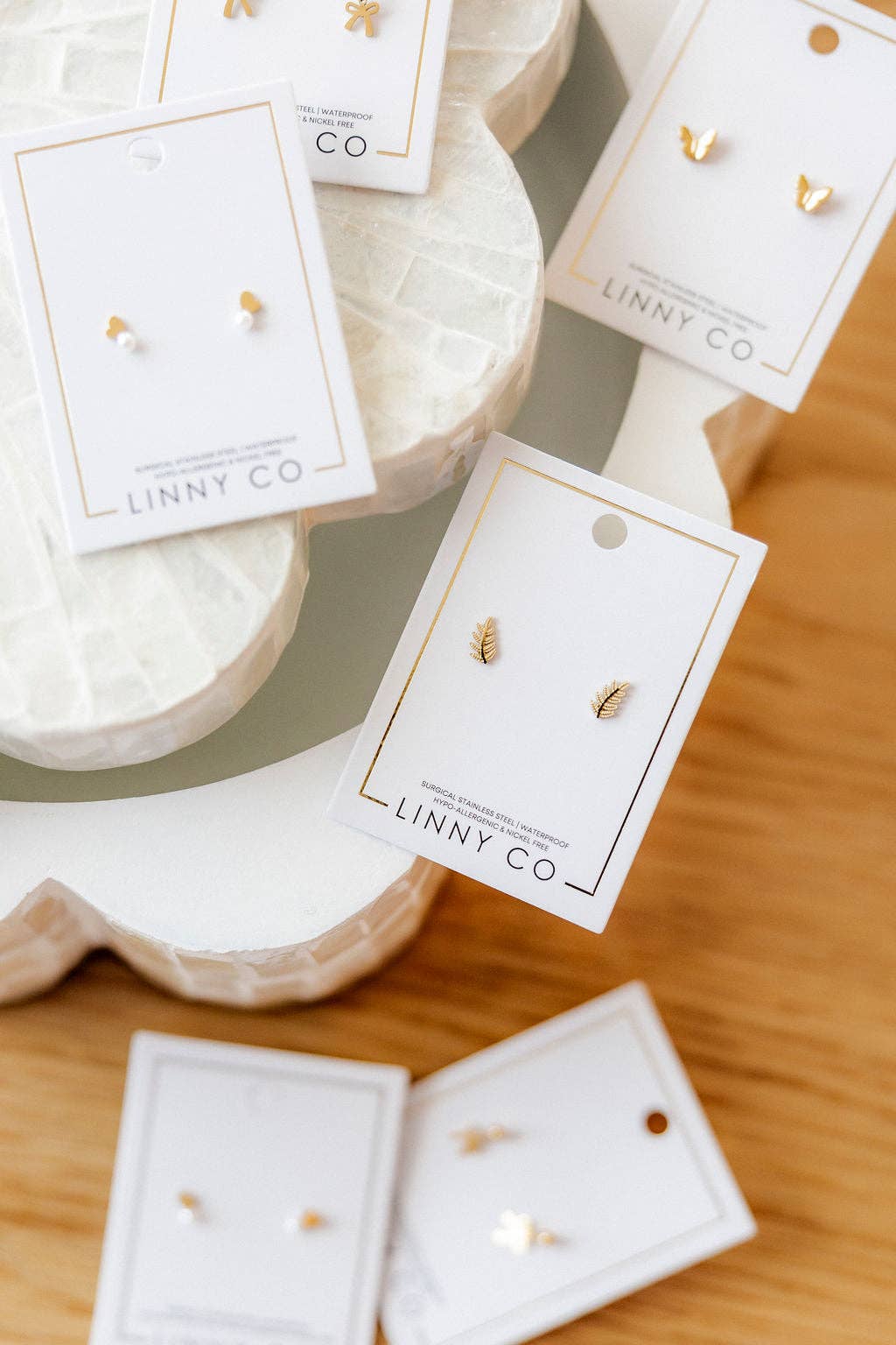 Screwback Stud Earrings - Sylvie