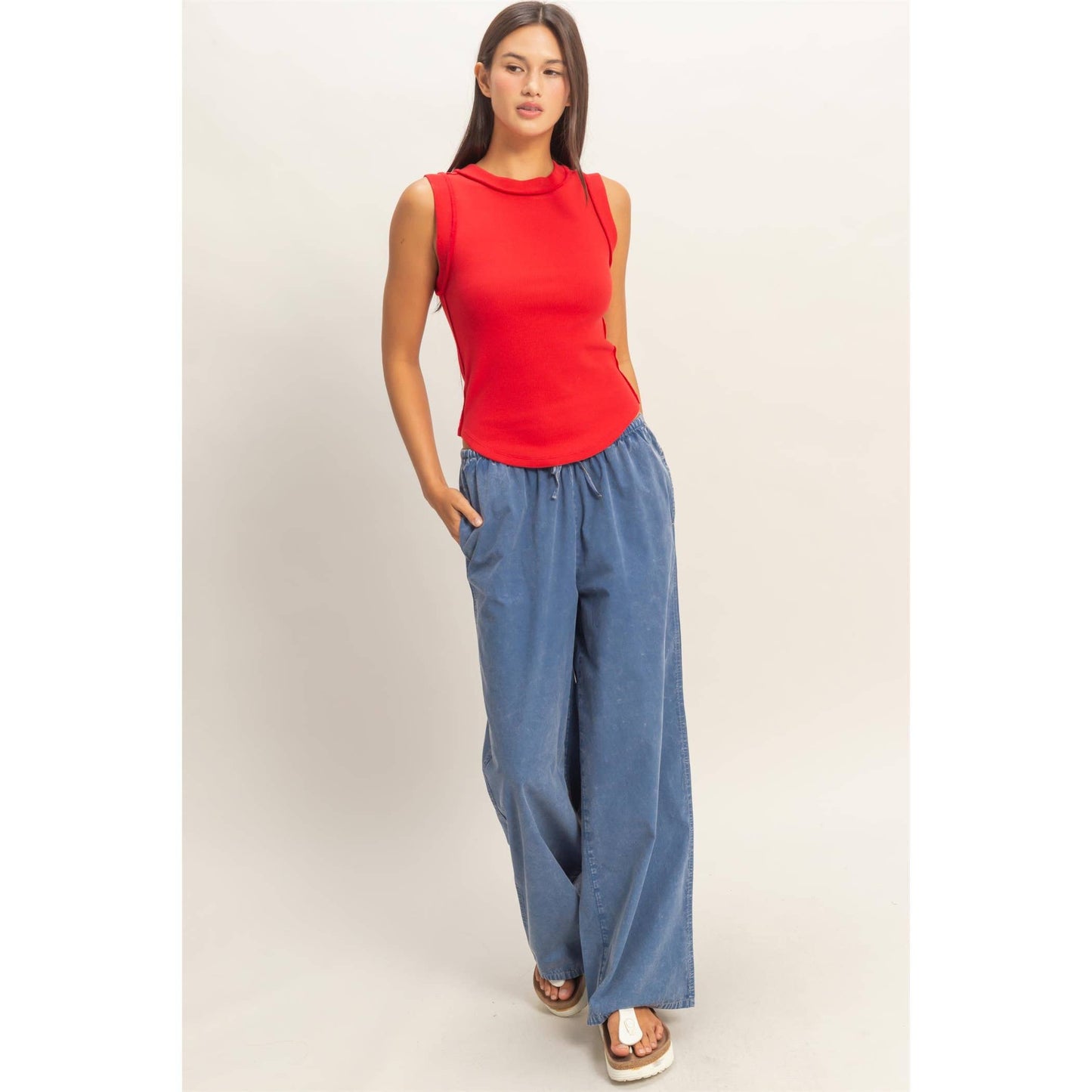 Evelyn Tank | Electric Red