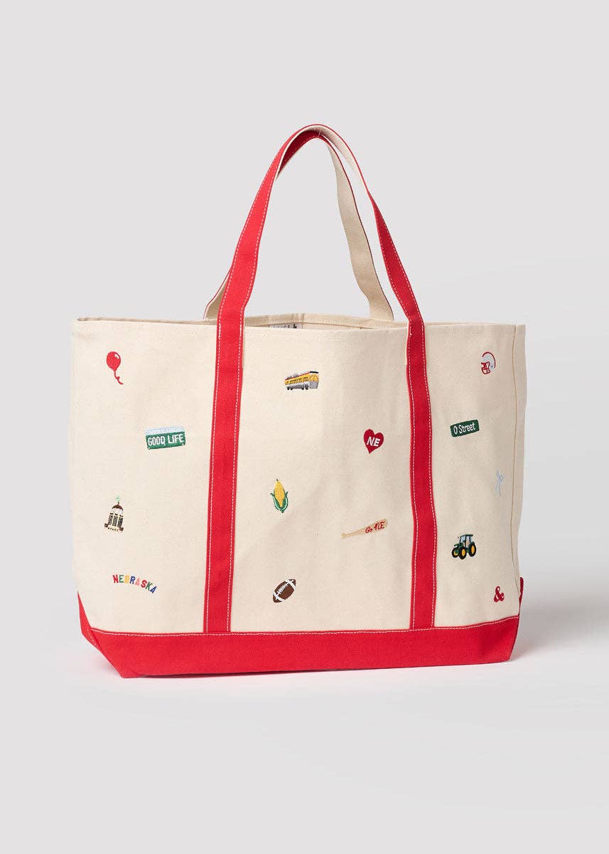 Nebraska Icons Tote | Large