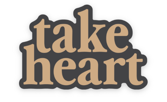 Take Heart Sticker