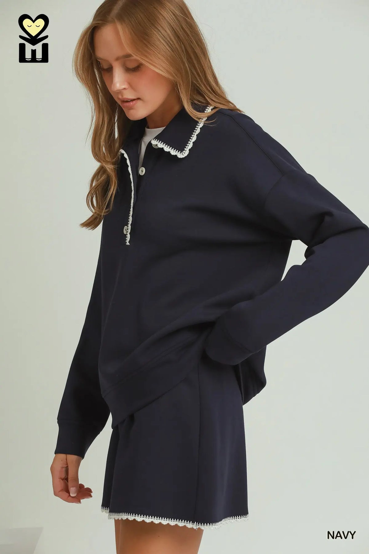 Allison Athletic Pullover | Navy