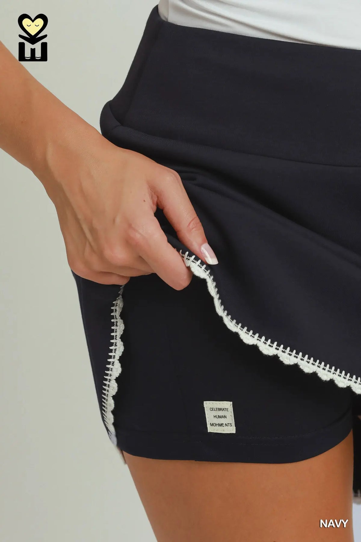 Allison Athletic Skirt | Navy