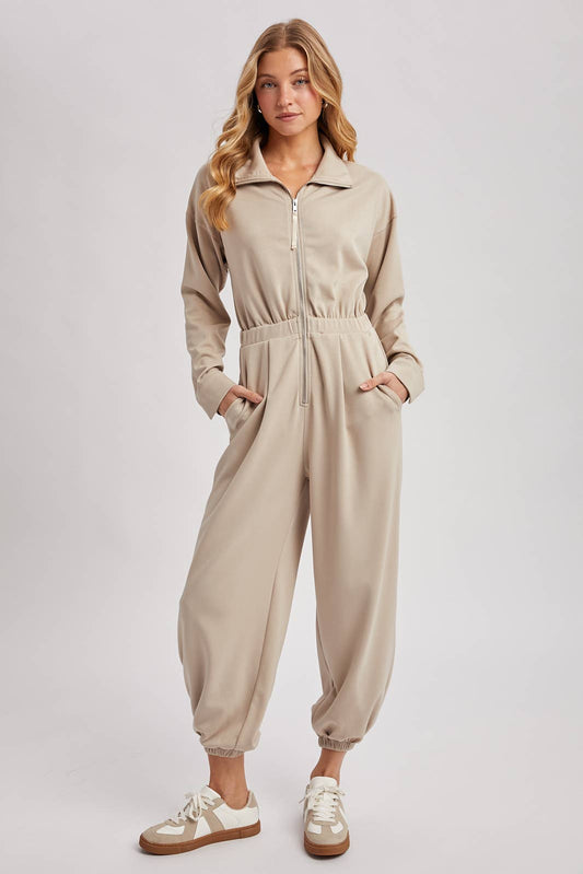 Andie Zip-Up Jumpsuit
