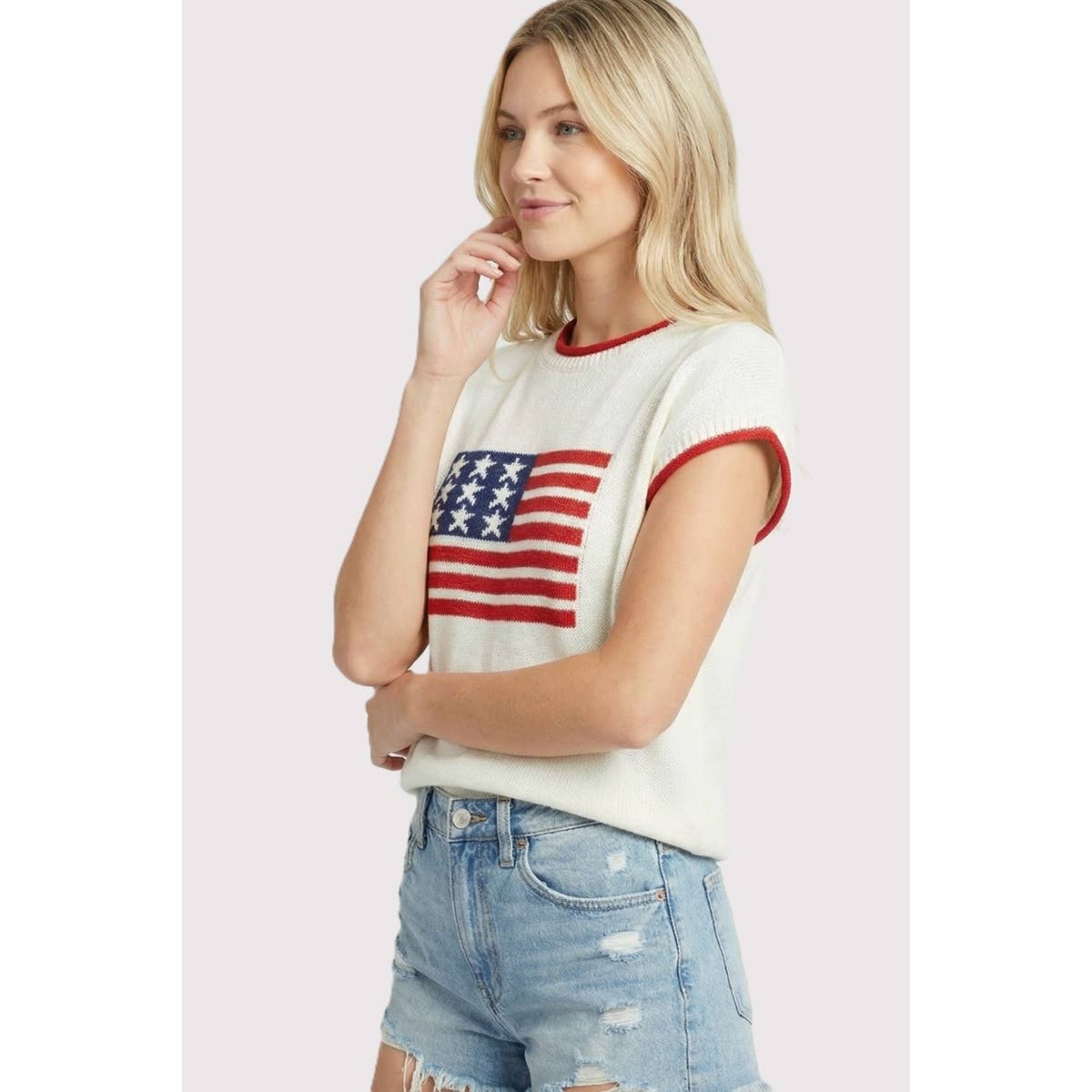Flag Sweater Vest